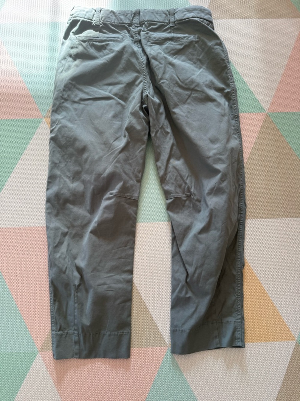 AYR The Bam Baby Barrel Cotton Cropped Ankle Pants Size 8 - Picture 2 of 11